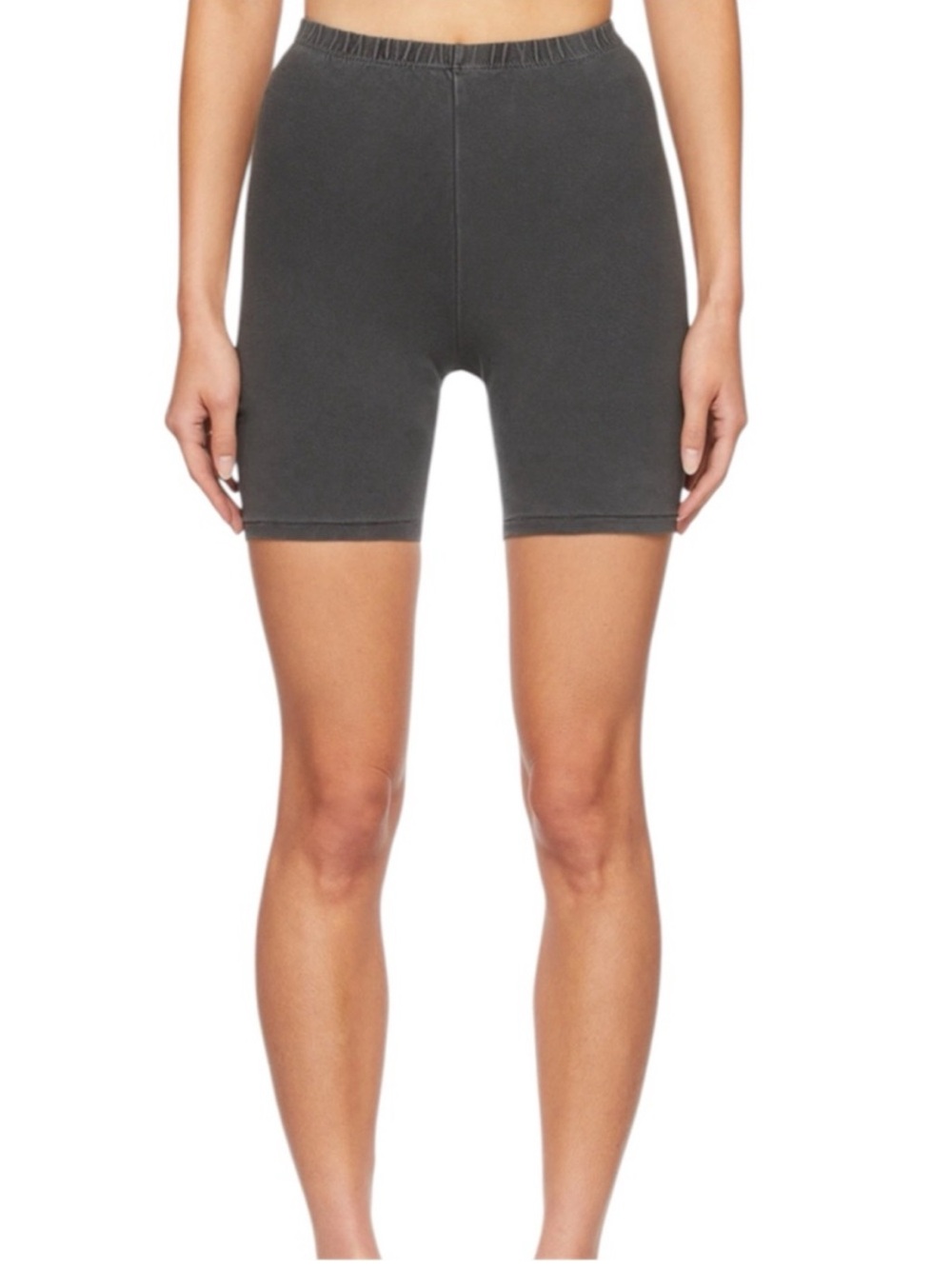 Skims Cotton Jersey Bike Shorts Ash Gray XXS NWOT